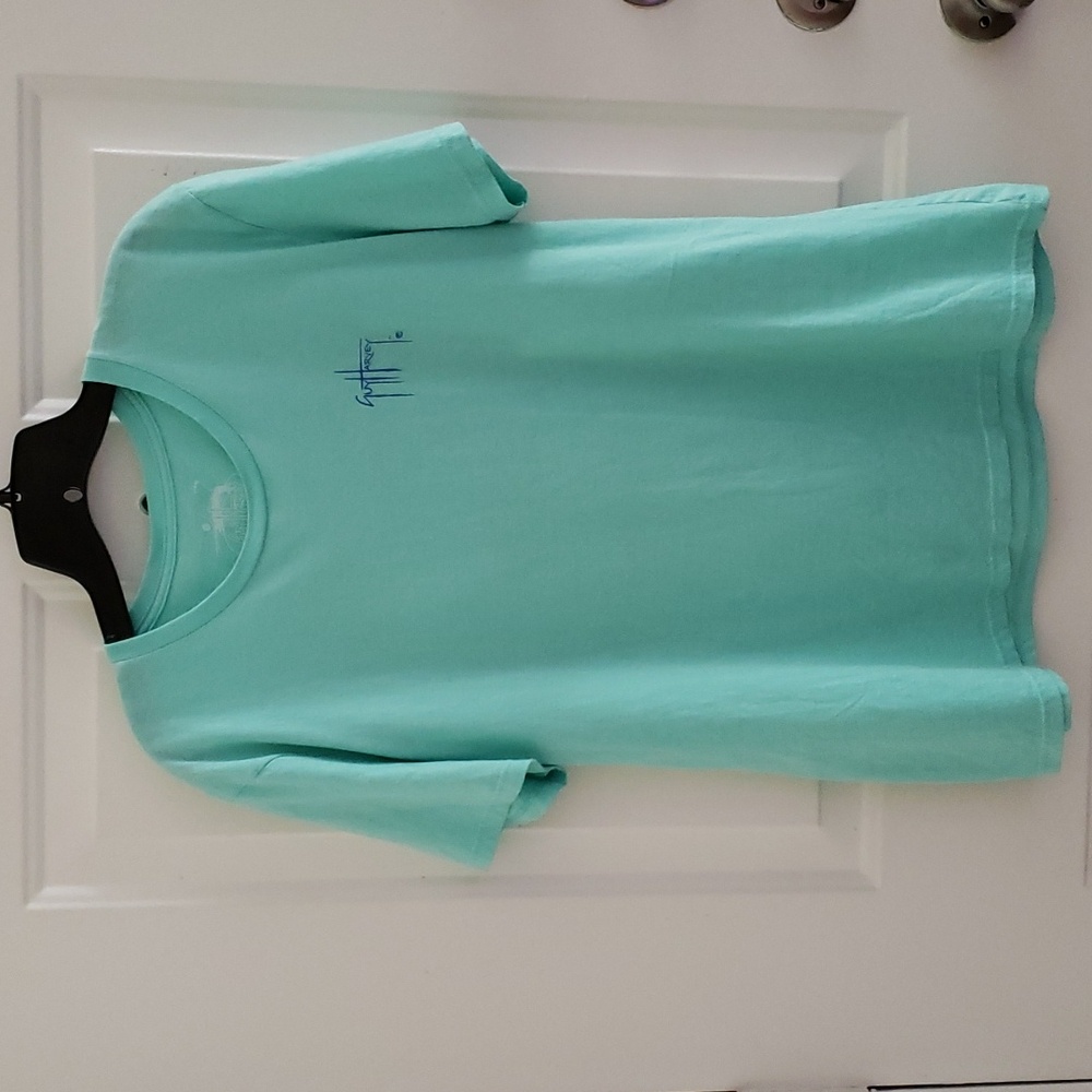 Womens Fitted Guy Harvey Turtle Tshirt Large